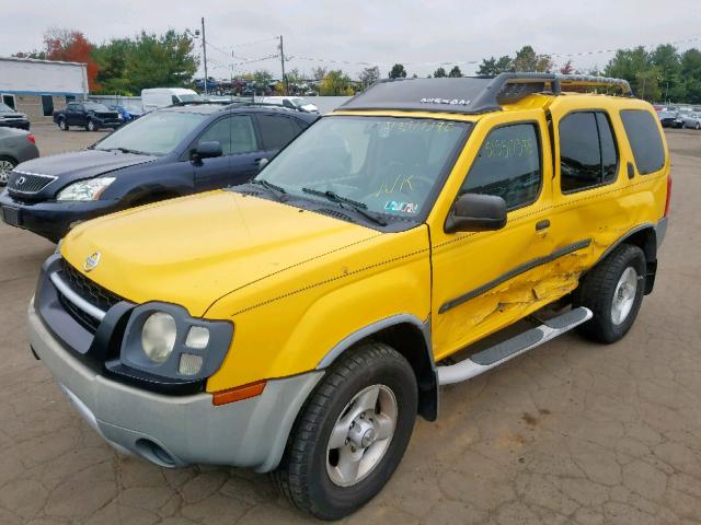 5N1ED28Y43C703261 - 2003 NISSAN XTERRA XE YELLOW photo 2