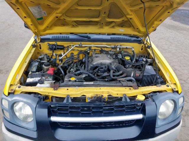 5N1ED28Y43C703261 - 2003 NISSAN XTERRA XE YELLOW photo 7