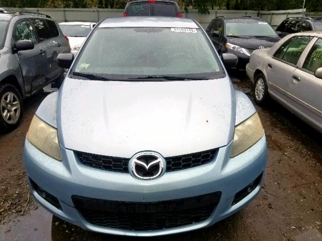 JM3ER29L870112597 - 2007 MAZDA CX-7 BLUE photo 9