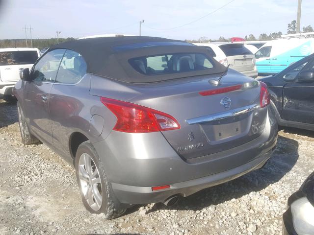 JN8AZ1FY7BW001079 - 2011 NISSAN MURANO CRO GRAY photo 3