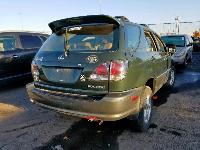 JTJHF10UX20249156 - 2002 LEXUS RX 300 GREEN photo 4