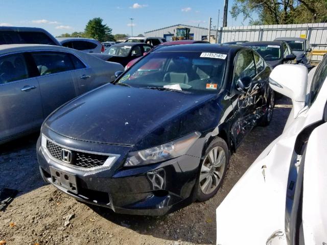 1HGCS1B80AA015224 - 2010 HONDA ACCORD EXL BLACK photo 2