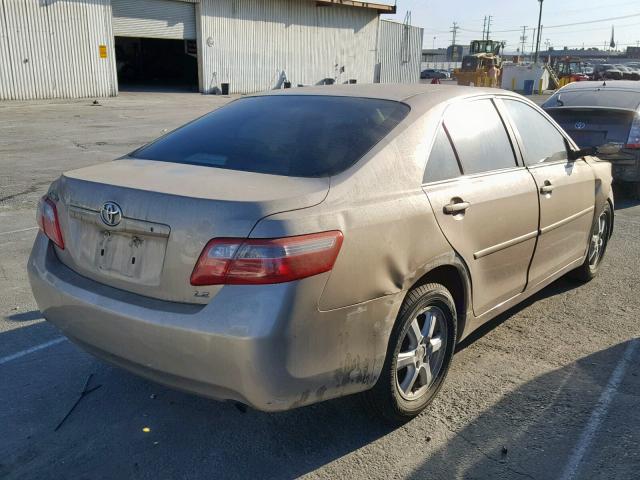 4T4BE46KX8R012236 - 2008 TOYOTA CAMRY CE GOLD photo 4