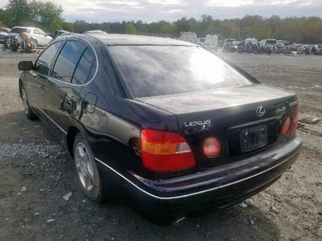 JT8BD68S7Y0095415 - 2000 LEXUS GS 300 BLACK photo 3