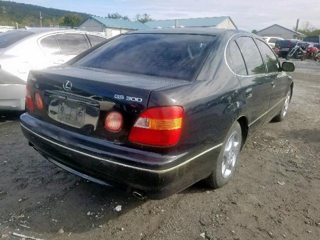 JT8BD68S7Y0095415 - 2000 LEXUS GS 300 BLACK photo 4