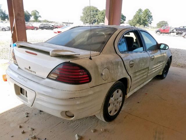 1G2NF52T01C104209 - 2001 PONTIAC GRAND AM S WHITE photo 4