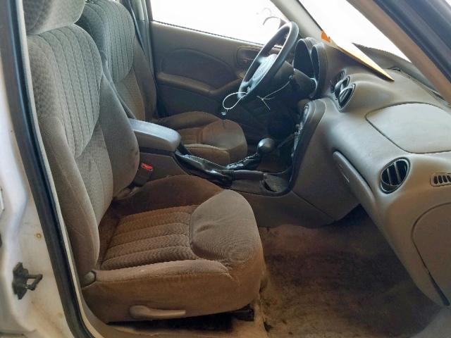 1G2NF52T01C104209 - 2001 PONTIAC GRAND AM S WHITE photo 5