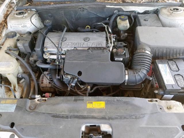 1G2NF52T01C104209 - 2001 PONTIAC GRAND AM S WHITE photo 7