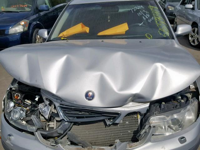 YS3FD49Y071138794 - 2007 SAAB 9-3 2.0T SILVER photo 7