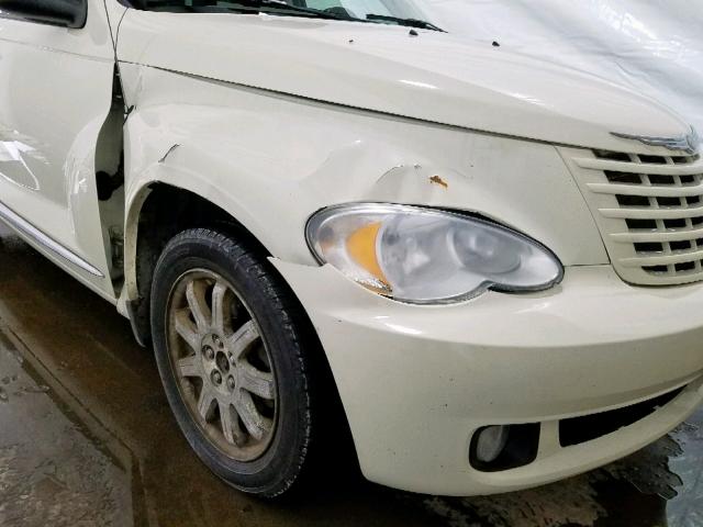 3A8FY58B38T196416 - 2008 CHRYSLER PT CRUISER CREAM photo 9