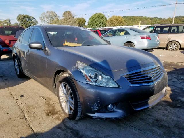 JN1CV6AR1AM451370 - 2010 INFINITI G37 BLACK photo 1