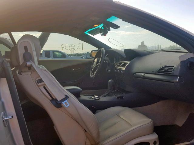 WBAEK73404B320059 - 2004 BMW 645 CI AUT TAN photo 5