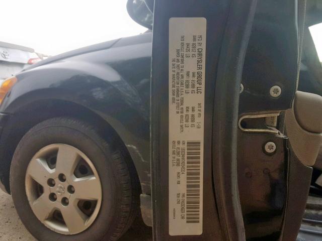 1B3CB4HA7AD545314 - 2010 DODGE CALIBER SX BLACK photo 10