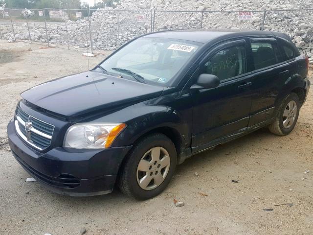 1B3CB4HA7AD545314 - 2010 DODGE CALIBER SX BLACK photo 2