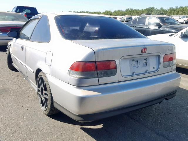 1HGEJ6221XL004850 - 1999 HONDA CIVIC DX SILVER photo 3