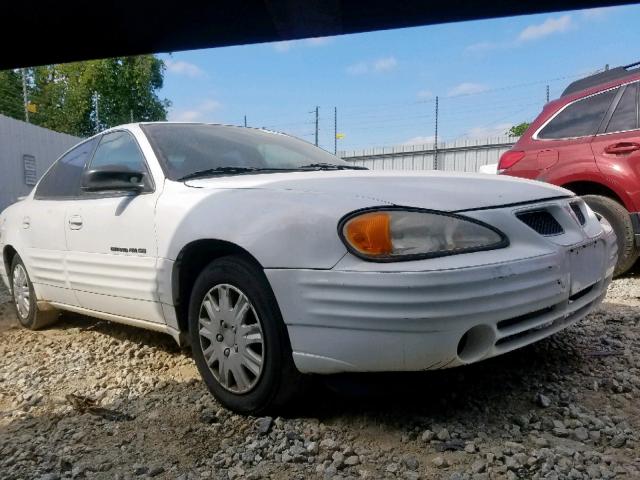 1G2NE52T4XM835845 - 1999 PONTIAC GRAND AM S WHITE photo 1