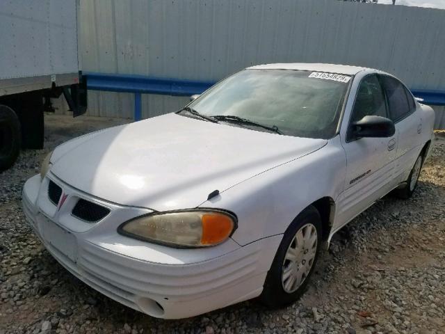 1G2NE52T4XM835845 - 1999 PONTIAC GRAND AM S WHITE photo 2