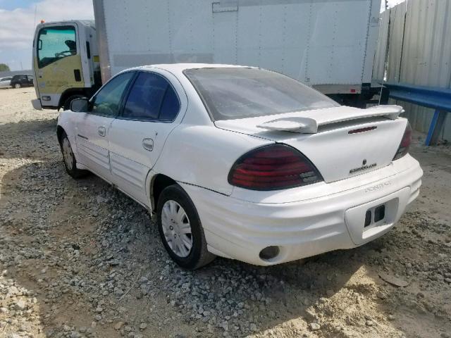 1G2NE52T4XM835845 - 1999 PONTIAC GRAND AM S WHITE photo 3