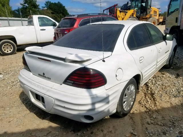 1G2NE52T4XM835845 - 1999 PONTIAC GRAND AM S WHITE photo 4