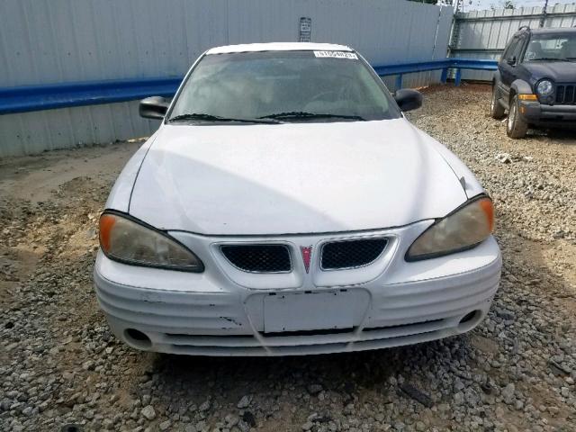 1G2NE52T4XM835845 - 1999 PONTIAC GRAND AM S WHITE photo 9