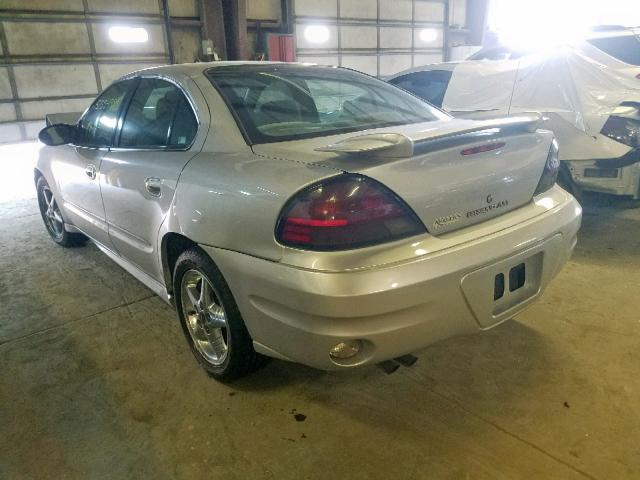 1G2NF52E74M508947 - 2004 PONTIAC GRAND AM S SILVER photo 3