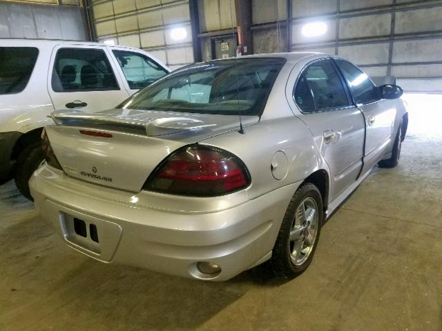 1G2NF52E74M508947 - 2004 PONTIAC GRAND AM S SILVER photo 4