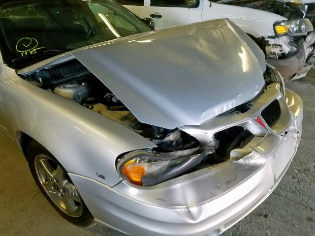 1G2NF52E74M508947 - 2004 PONTIAC GRAND AM S SILVER photo 9