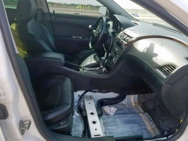 1G1ZE5E05CF138707 - 2012 CHEVROLET MALIBU LTZ თეთრი ფოტო 5