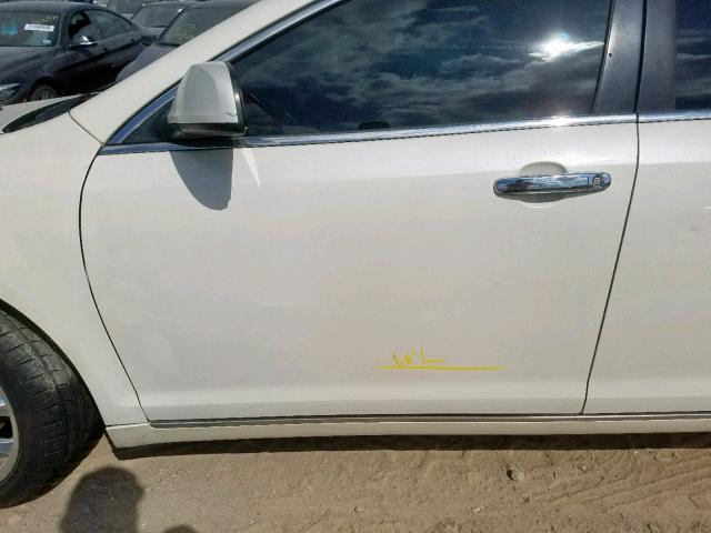 1G1ZE5E05CF138707 - 2012 CHEVROLET MALIBU LTZ თეთრი ფოტო 9