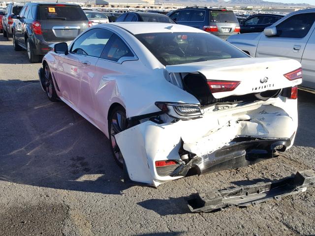 JN1FV7EK5JM530671 - 2018 INFINITI Q60 RED SP WHITE photo 3