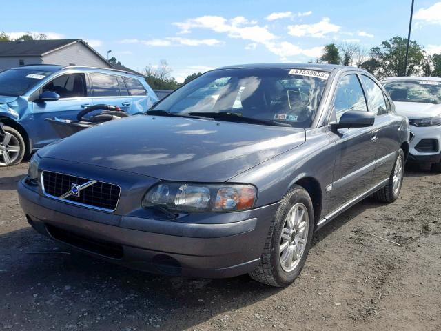 YV1RS61T142376627 - 2004 VOLVO S60 GRAY photo 2