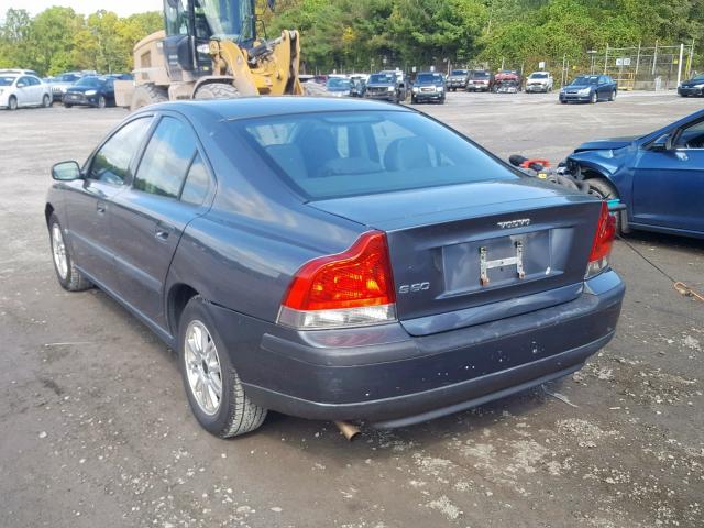 YV1RS61T142376627 - 2004 VOLVO S60 GRAY photo 3