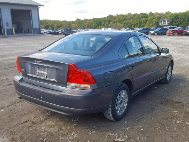 YV1RS61T142376627 - 2004 VOLVO S60 GRAY photo 4