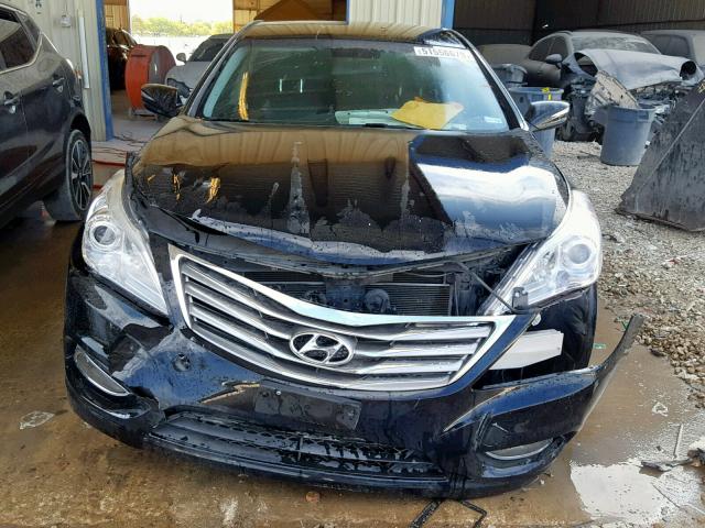 KMHFG4JG7DA326057 - 2013 HYUNDAI AZERA BLACK photo 9