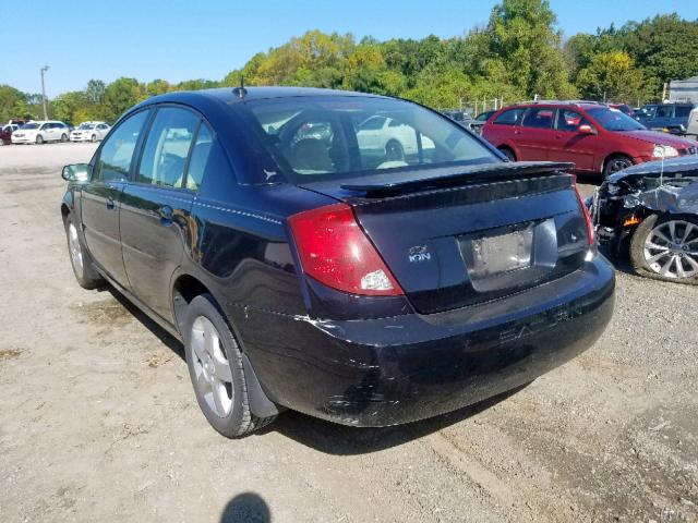 1G8AJ58F36Z208458 - 2006 SATURN ION LEVEL BLACK photo 3