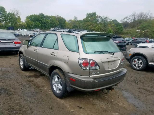 JTJHF10UX20261260 - 2002 LEXUS RX 300 TAN photo 3