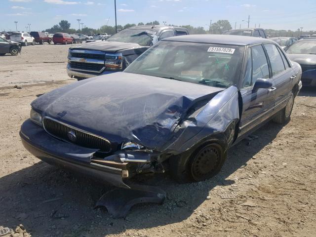 1G4HP52K6VH615070 - 1997 BUICK LESABRE CU BLUE photo 2