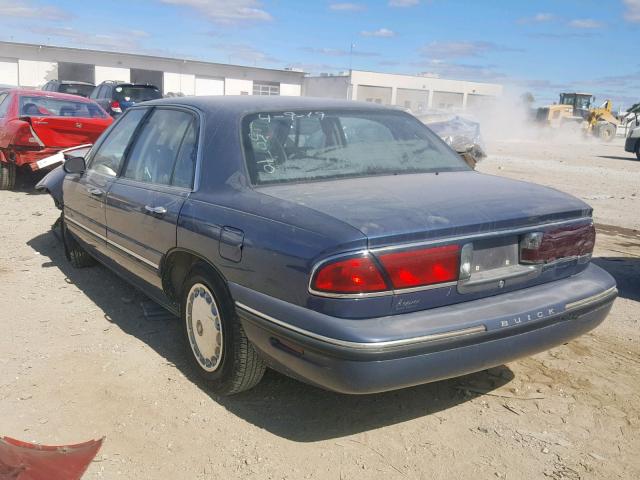 1G4HP52K6VH615070 - 1997 BUICK LESABRE CU BLUE photo 3