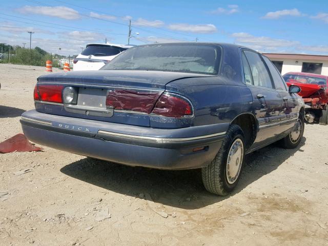 1G4HP52K6VH615070 - 1997 BUICK LESABRE CU BLUE photo 4