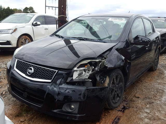 3N1AB6AP9CL677653 - 2012 NISSAN SENTRA 2.0 BLACK photo 2