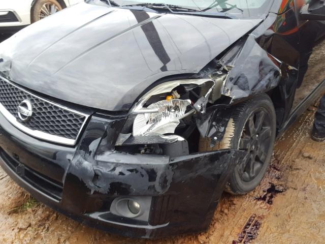 3N1AB6AP9CL677653 - 2012 NISSAN SENTRA 2.0 BLACK photo 9