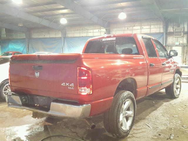 1D7HU18266J156166 - 2006 DODGE RAM 1500 S RED photo 4