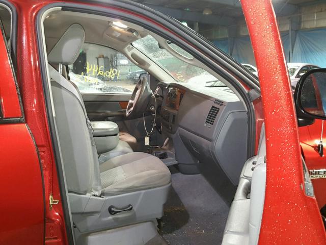 1D7HU18266J156166 - 2006 DODGE RAM 1500 S RED photo 5