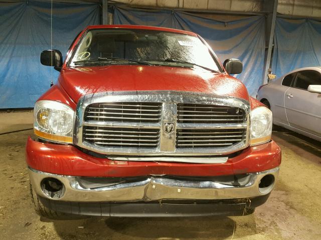 1D7HU18266J156166 - 2006 DODGE RAM 1500 S RED photo 9