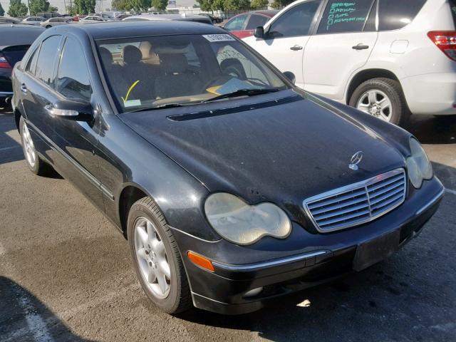 WDBRF61J63F342276 - 2003 MERCEDES-BENZ C 240 BLACK photo 1