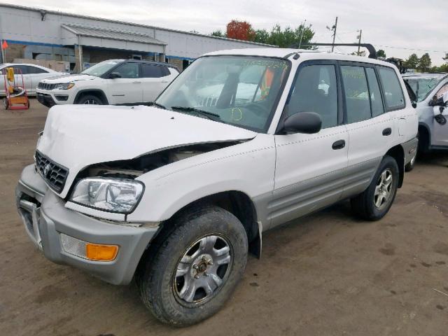 JT3HP10V4Y0227952 - 2000 TOYOTA RAV4 WHITE photo 2