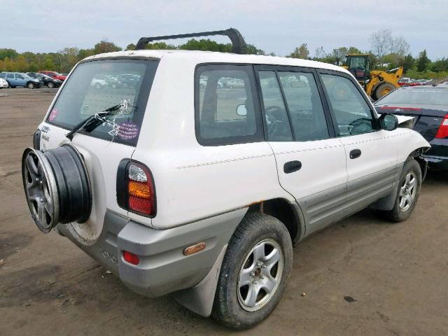 JT3HP10V4Y0227952 - 2000 TOYOTA RAV4 WHITE photo 4