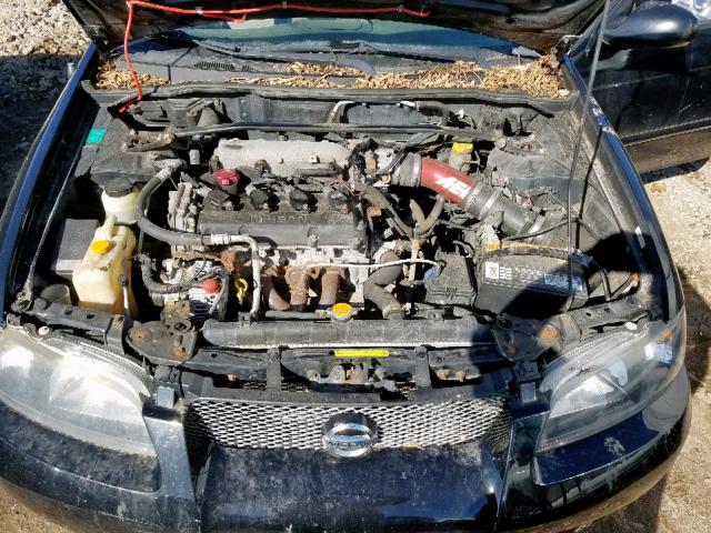 3N1AB51D32L714808 - 2002 NISSAN SENTRA SE- BLACK photo 7