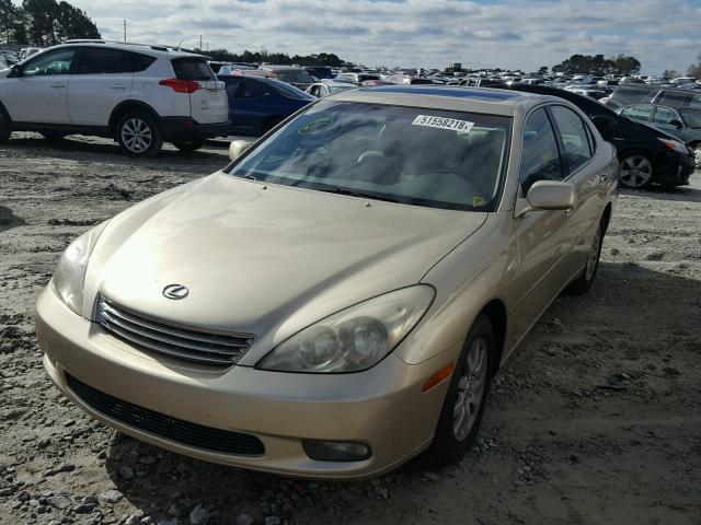 JTHBF30G220023643 - 2002 LEXUS ES 300 GOLD photo 2