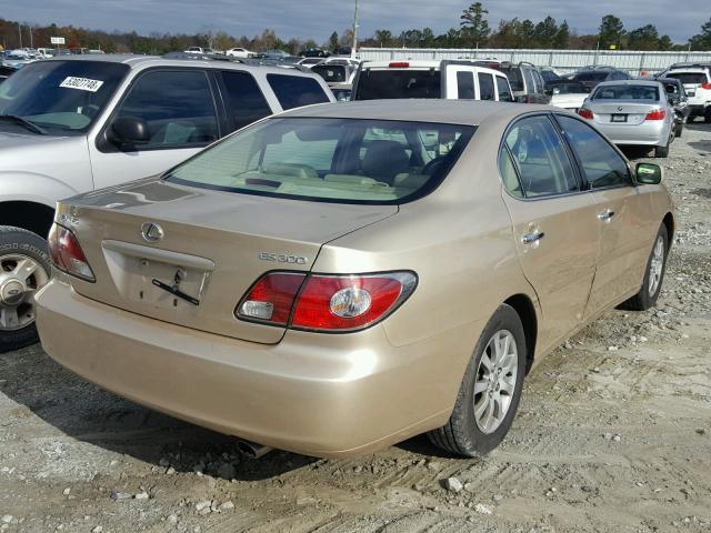 JTHBF30G220023643 - 2002 LEXUS ES 300 GOLD photo 4